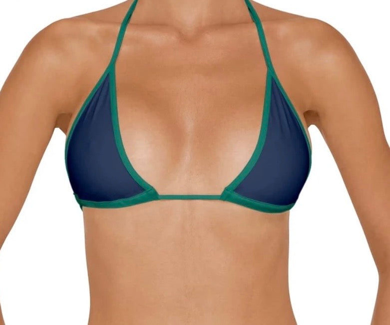 ♻️ Triangle Reversible Bikini Top with Binding