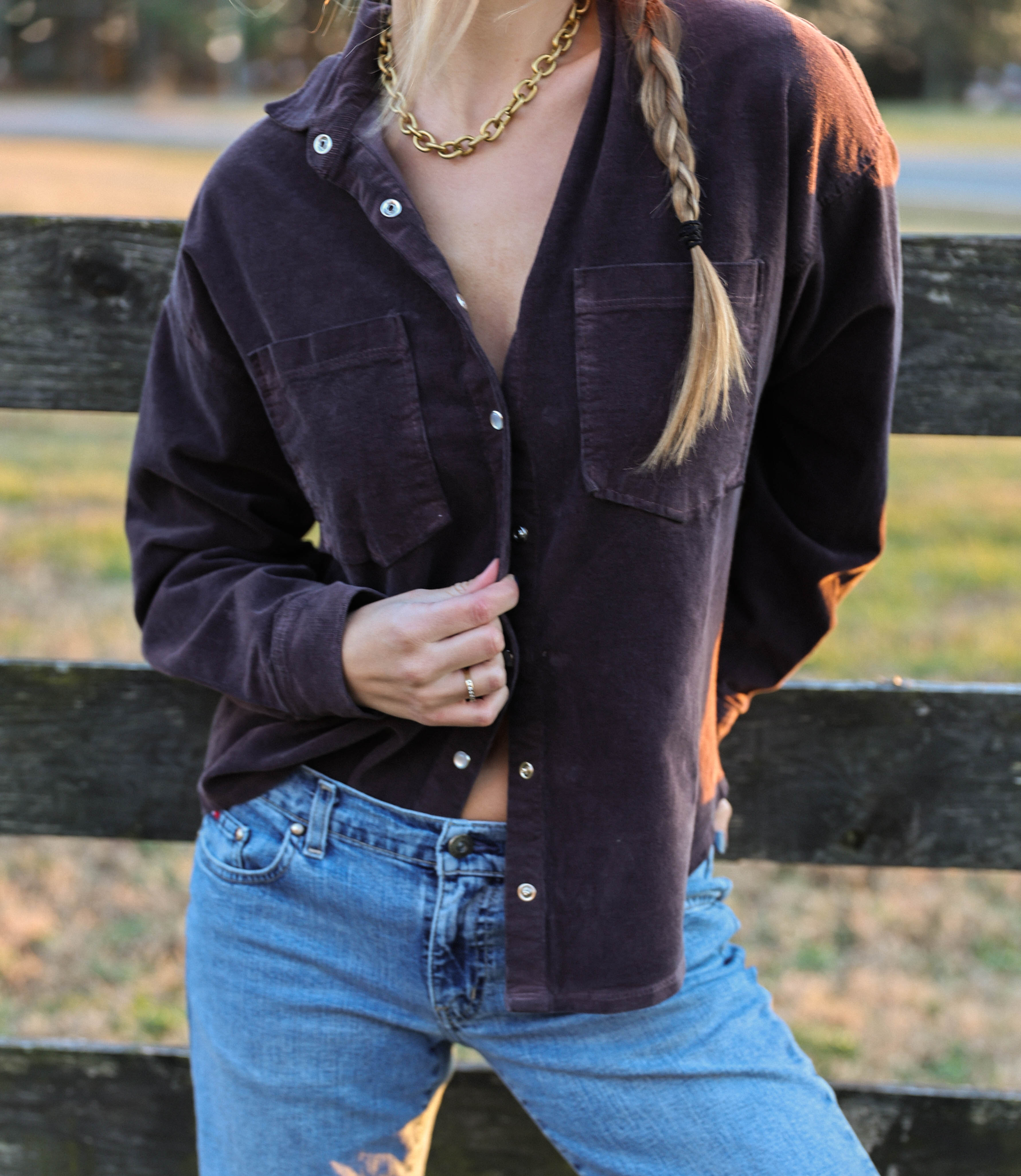Corduroy Scottie Shirt