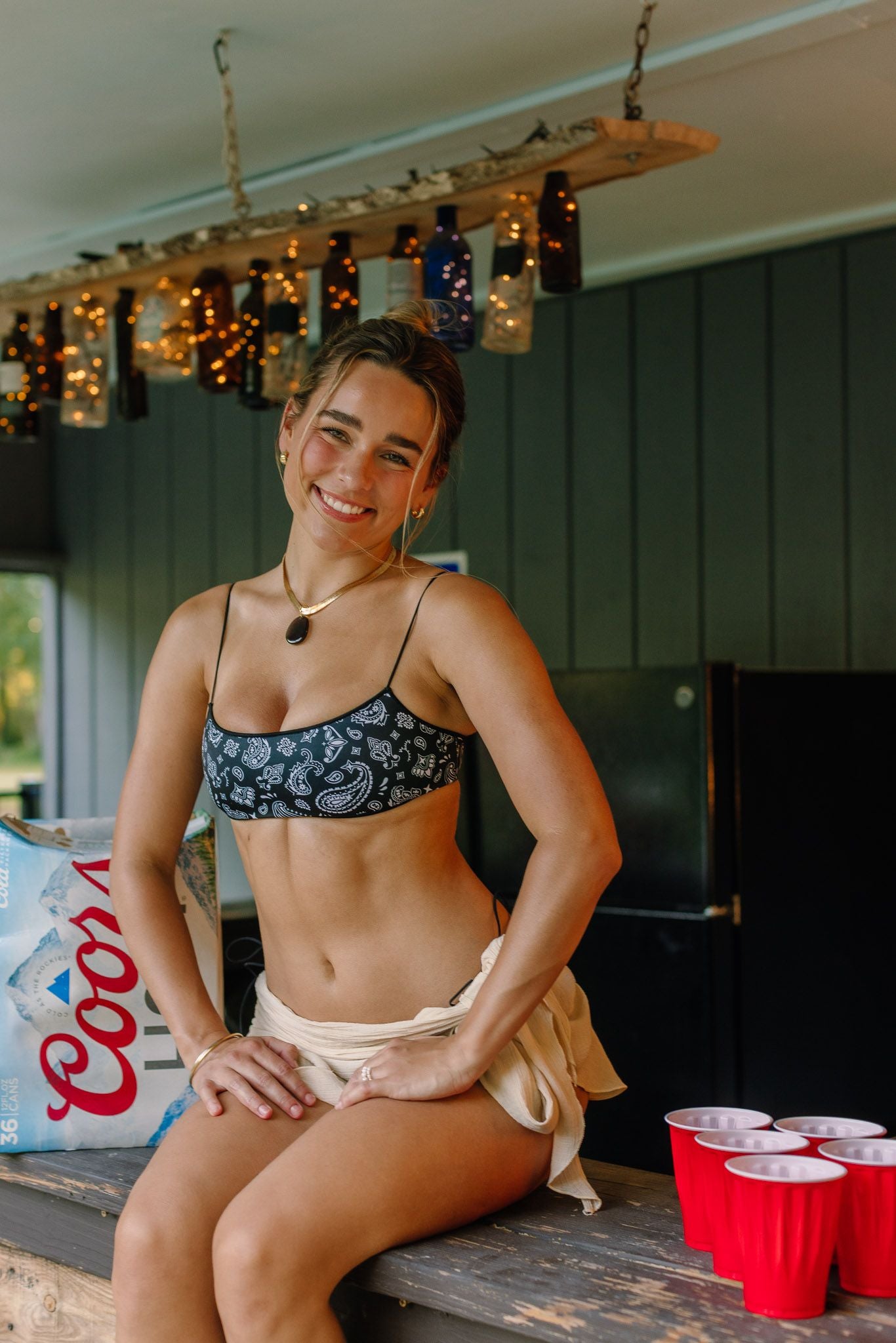 ♻️ Corded Strap Bralette Top