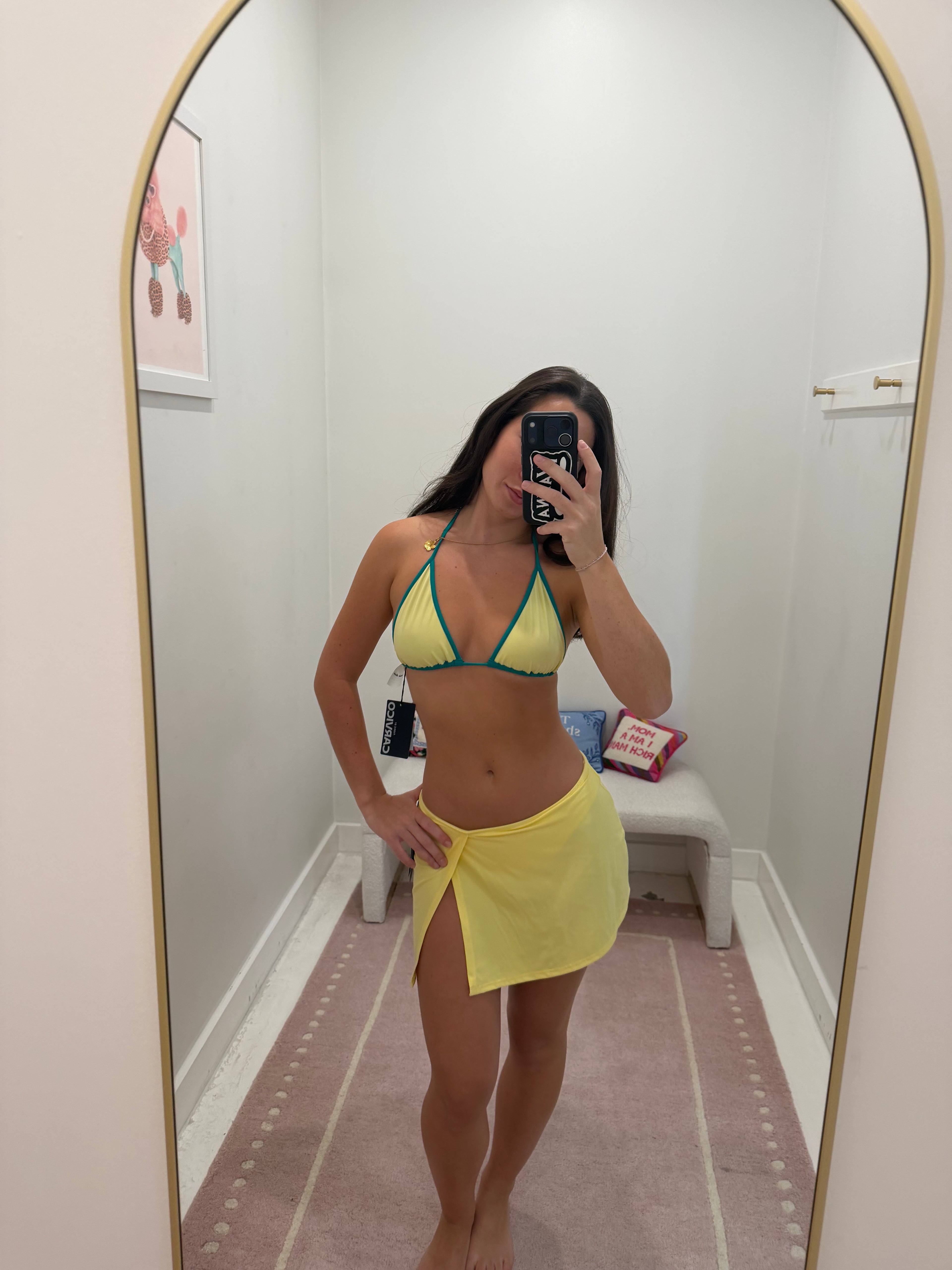 ♻️ Triangle Reversible Bikini Top with Binding