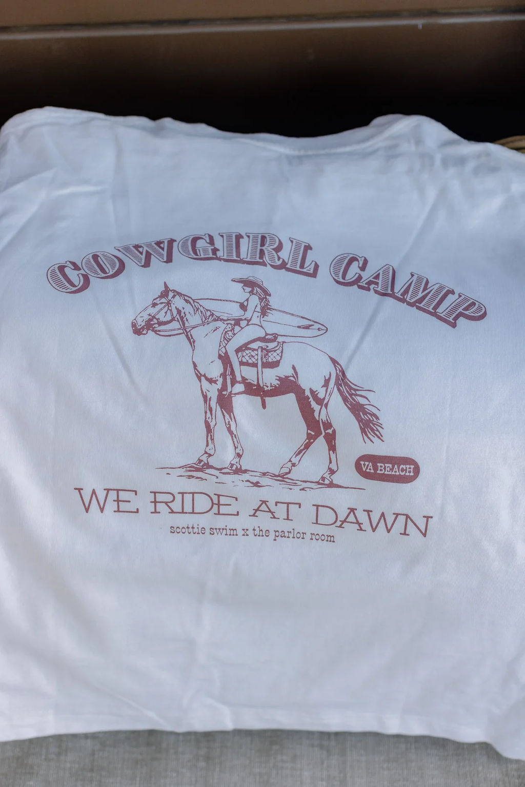 Cowgirl Camp Graphic Oversized Tee